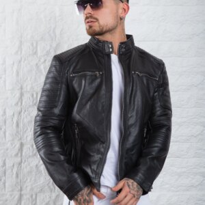 Campera - Cuero cierre hierro