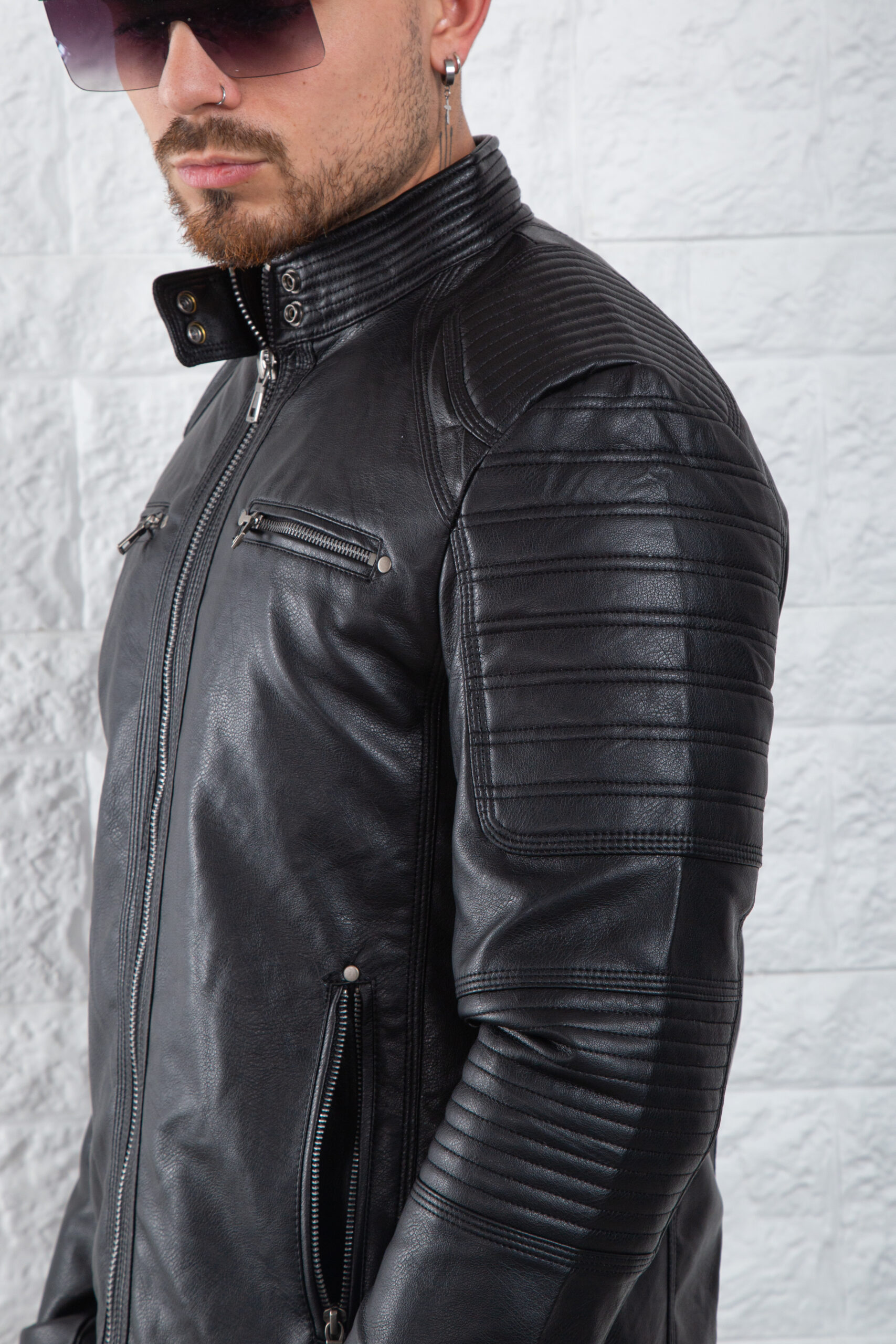 Campera - Cuero cierre hierro - Imagen 7