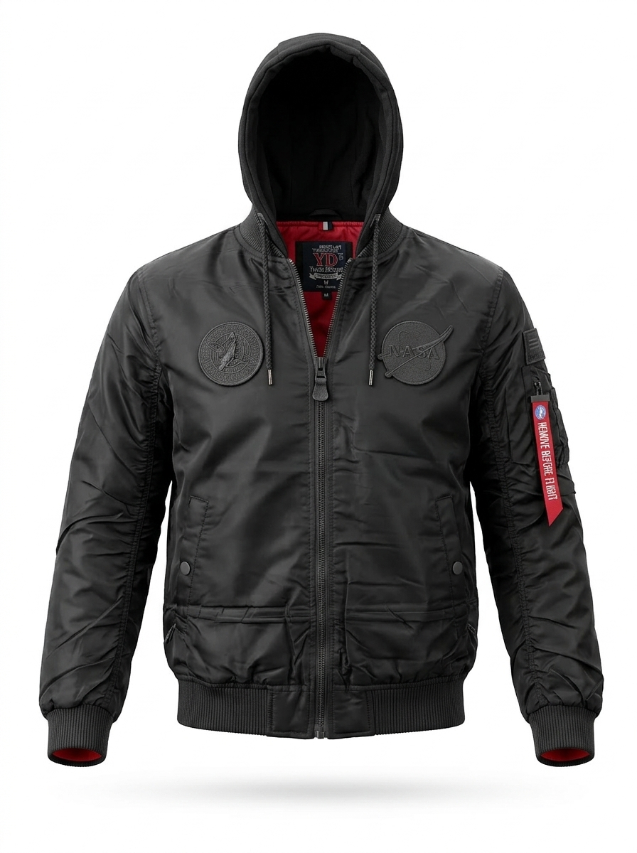 Campera - Bomber NASA BLACK - Imagen 3
