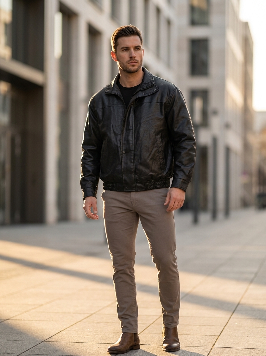 CAMPERA - Cuero Oversize - Imagen 2