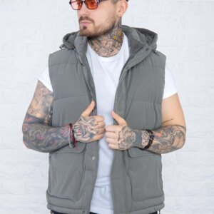 Chaleco - Puffer Cargo Reversible corderoy ESFUERZO
