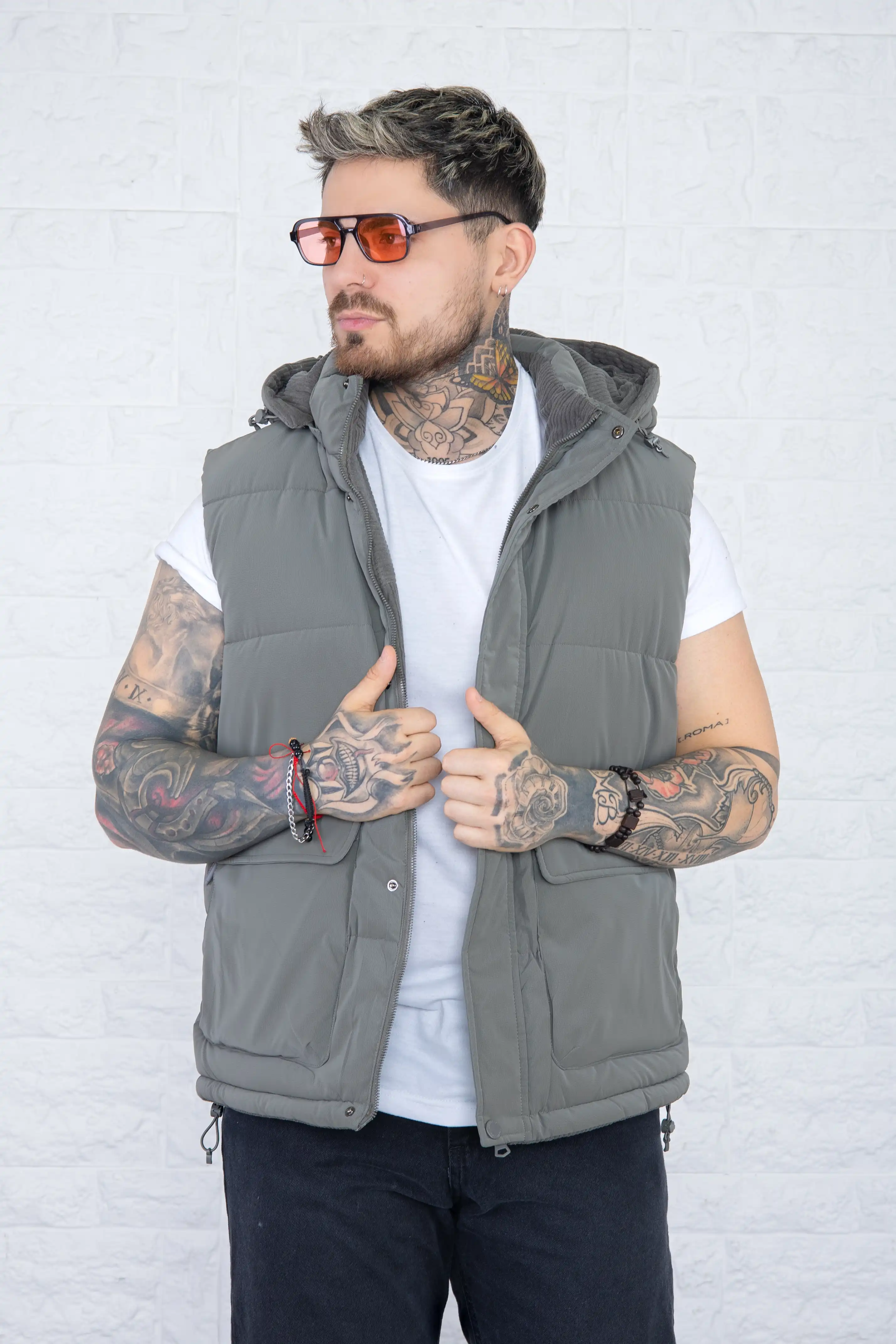 Puffer Cargo Reversible corderoy ESFUERZO