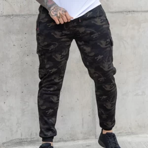 Jogging - Joggin Cargo con piel CAMUFLADO