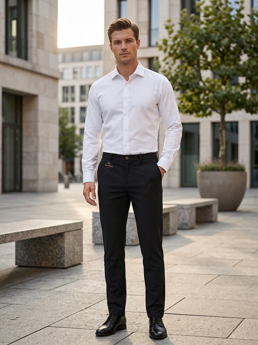 Pantalon - Sastrero de Vestir Negro