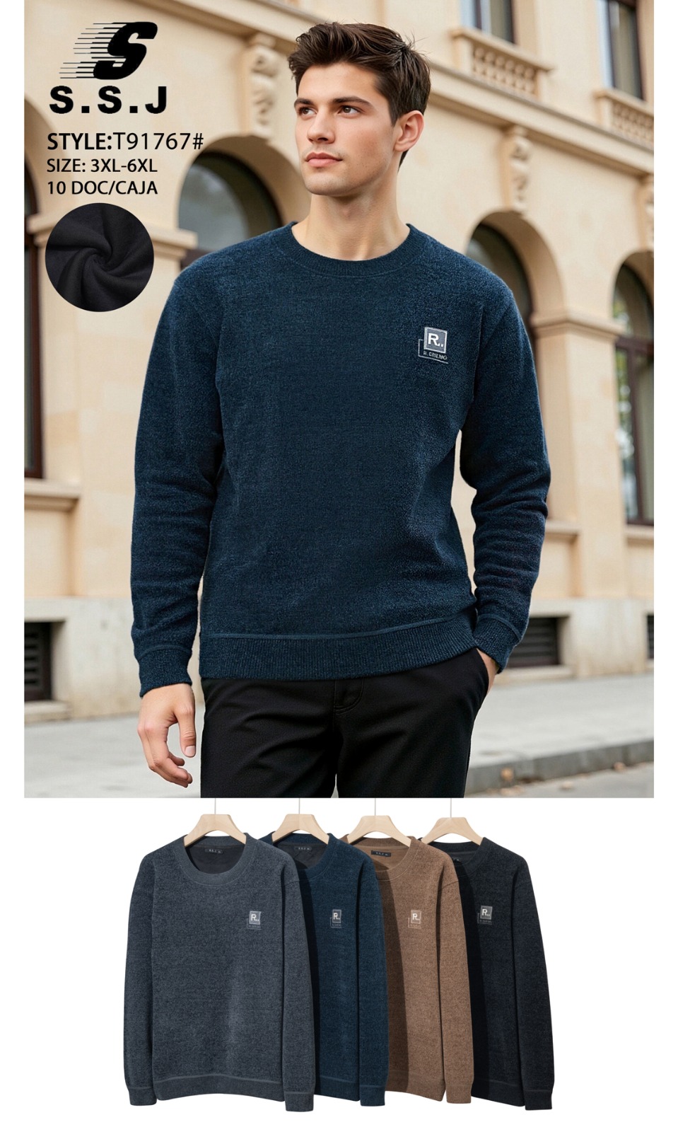 Sueter - con polar Talle especial