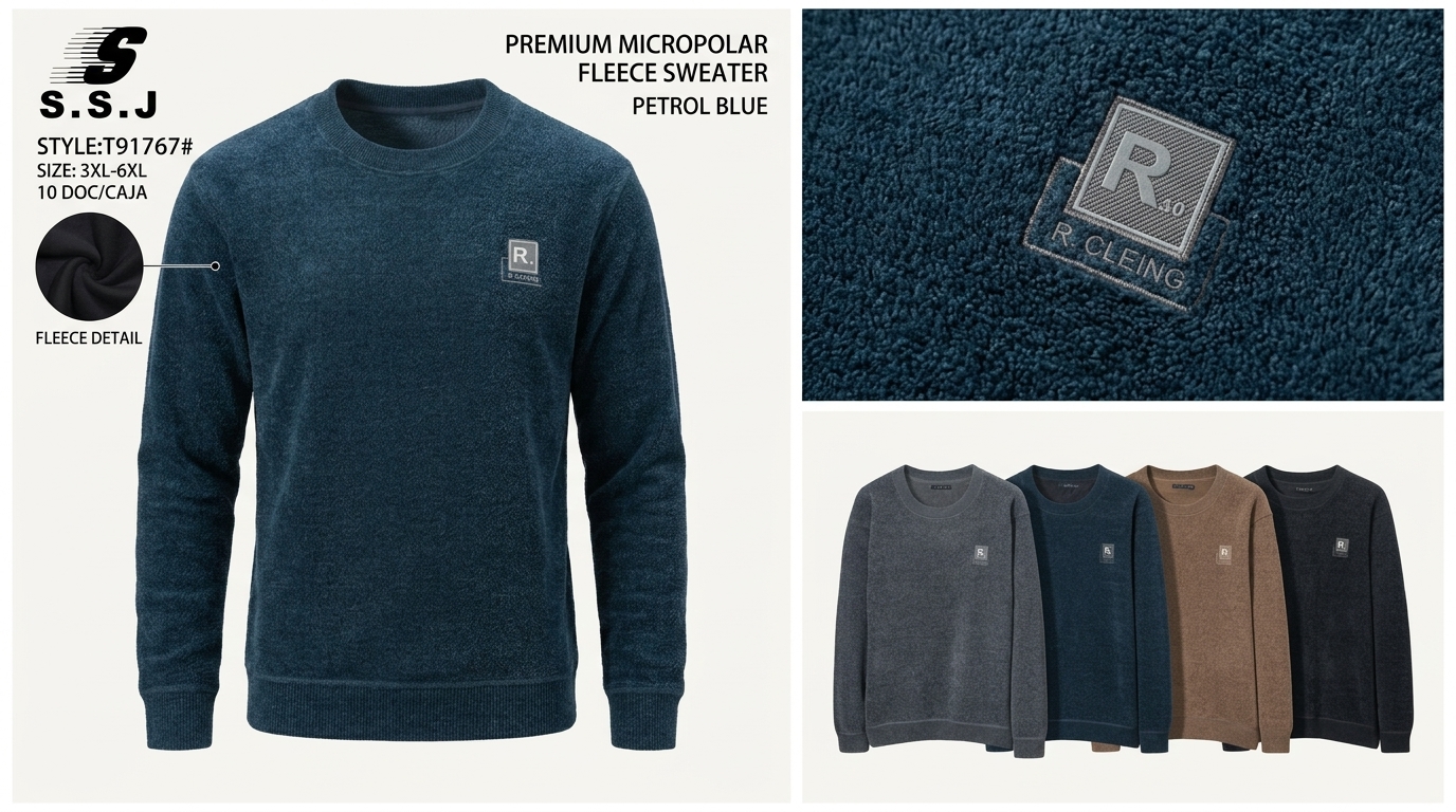 Sueter - con polar Talle especial - Imagen 3