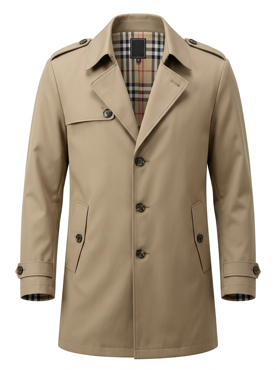 Trench Clasico estilo Britanico